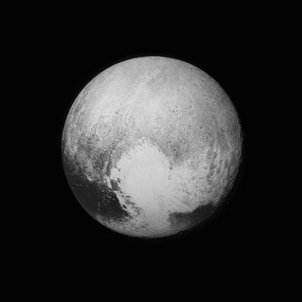 Foto di Plutone inviata dalla sonda New Horizons