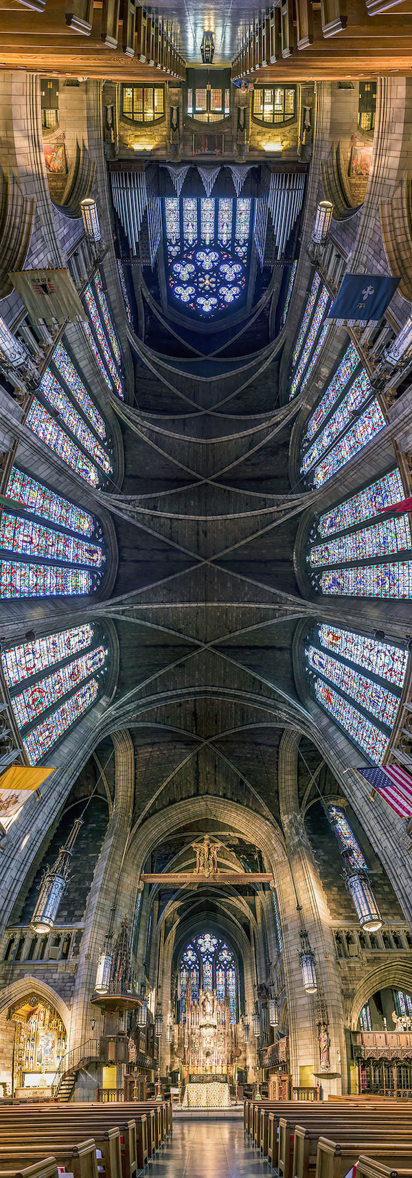 5 sorprendenti foto di soffitti di chiese