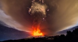 Foto eruzione Etna 3 dicembre 2015