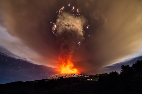 Foto eruzione Etna 3 dicembre 2015