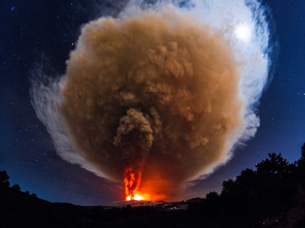 Foto eruzione Etna 3 dicembre 2015