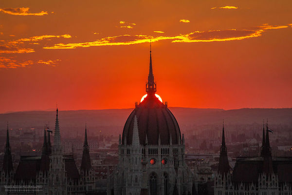 Foto di Budapest al sorgere del sole