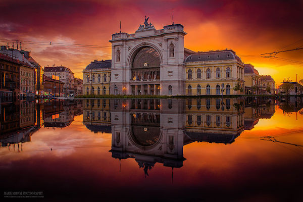 Foto di Budapest al sorgere del sole