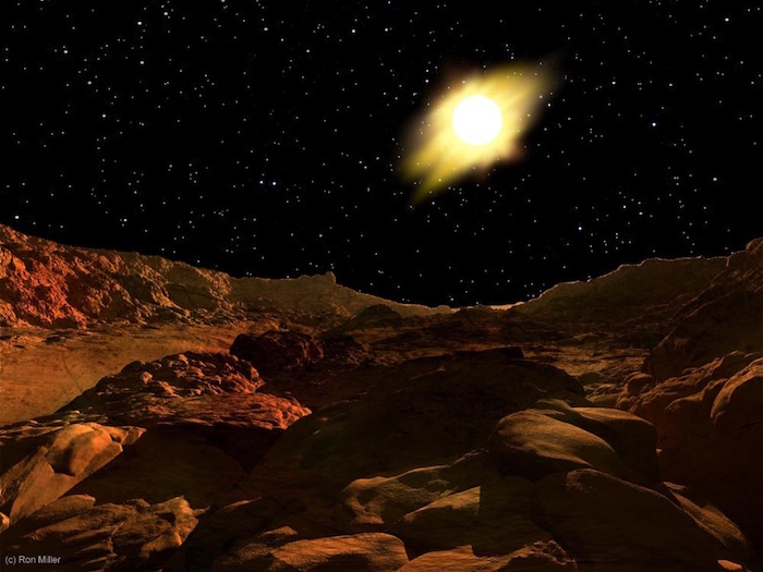 Foto alba sistema solare