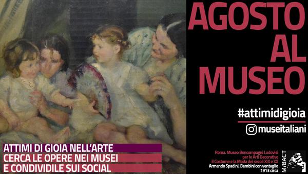 Musei italiani lancia la campagna #attimidigioia