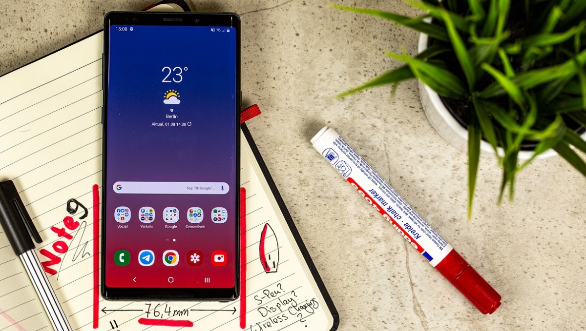 Evoluzione digitale per il Samsung Galaxy Note 9 con aggiornamento One UI 2.1 sulla fotocamera